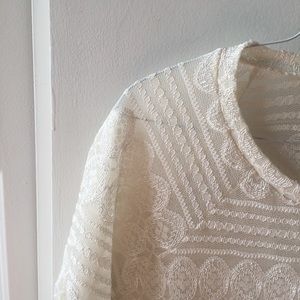 White Lace Forever 21 Top!